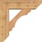 Ekena Millwork Olympic Slat Smooth Bracket w/ Offset Brace, Western Red Cedar, 7 1/2"W x 26"D x 26"H BKT0806X26X26OLY06SWR - alternate 4